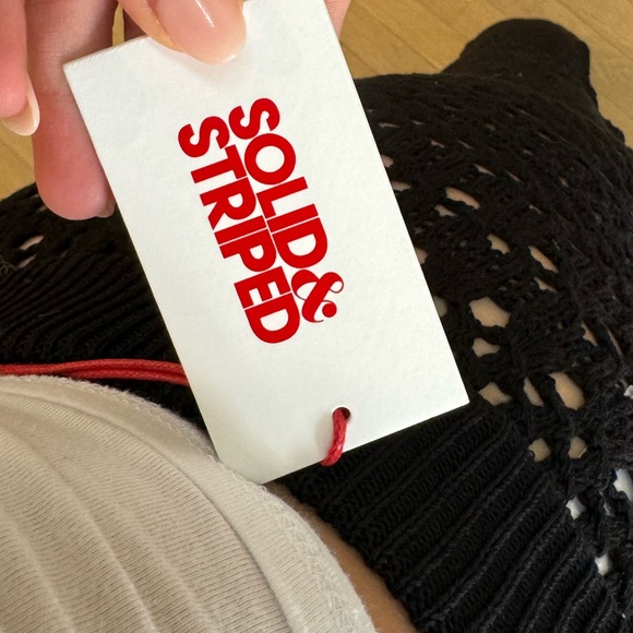 Never Worn - Solid & Striped Logan Crochet Pant - black size S - Picture 5 of 6